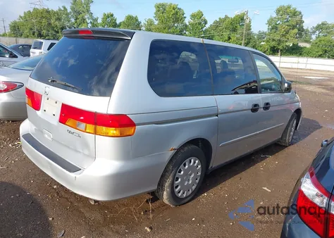 2002 Honda Odyssey Lx from USA, damaged, VIN 5FNRL18572B050015
